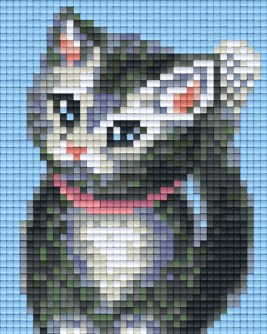 Kitten One [1] Baseplate PixelHobby Mini-mosaic Art Kits image 0